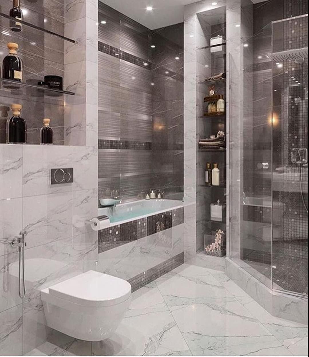 Плитка дизайн ванной комнаты