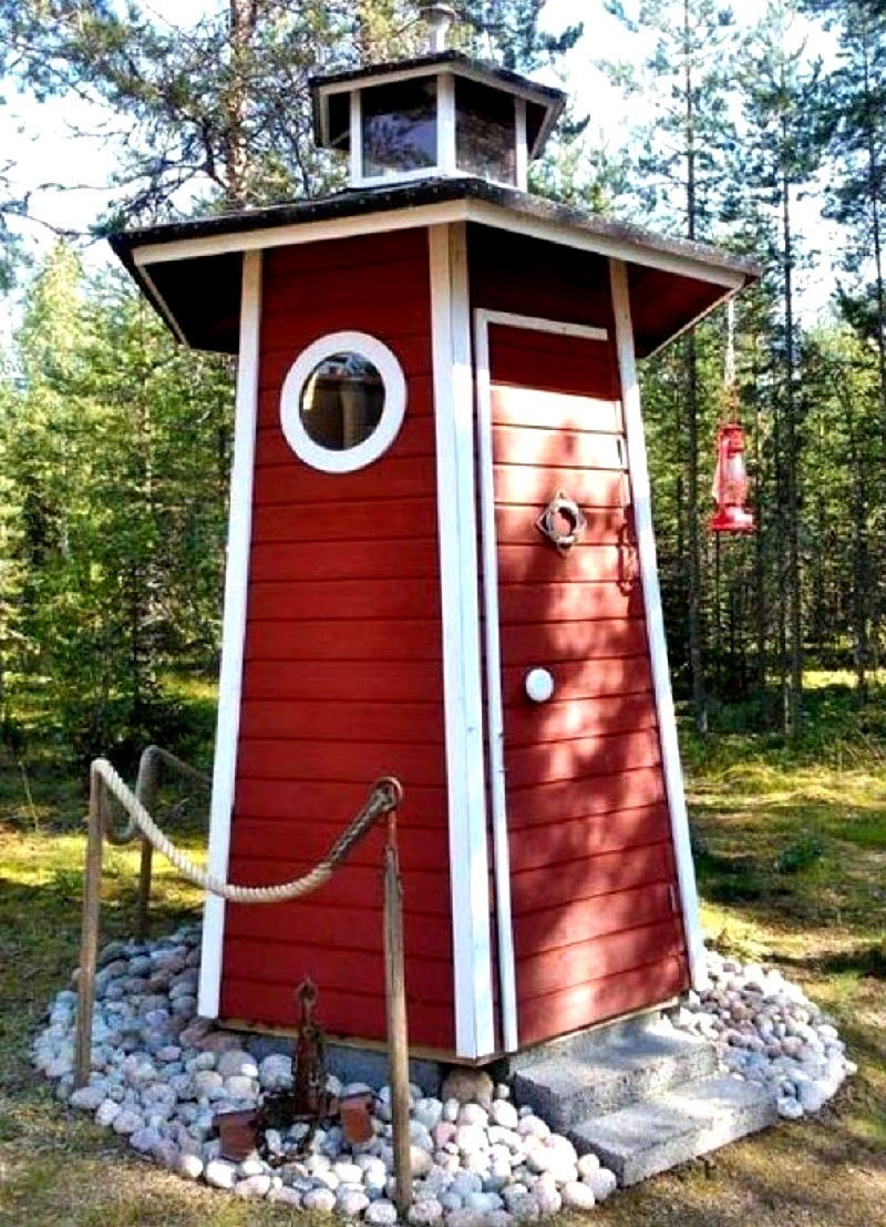 Туалет на даче