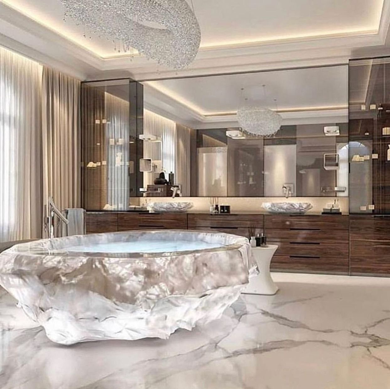 De lux. Baldi Rock Crystal Bathtub ванна. Шикарные Ванные комнаты. Роскошная ванная комната. Самые красивые Ванные комнаты.