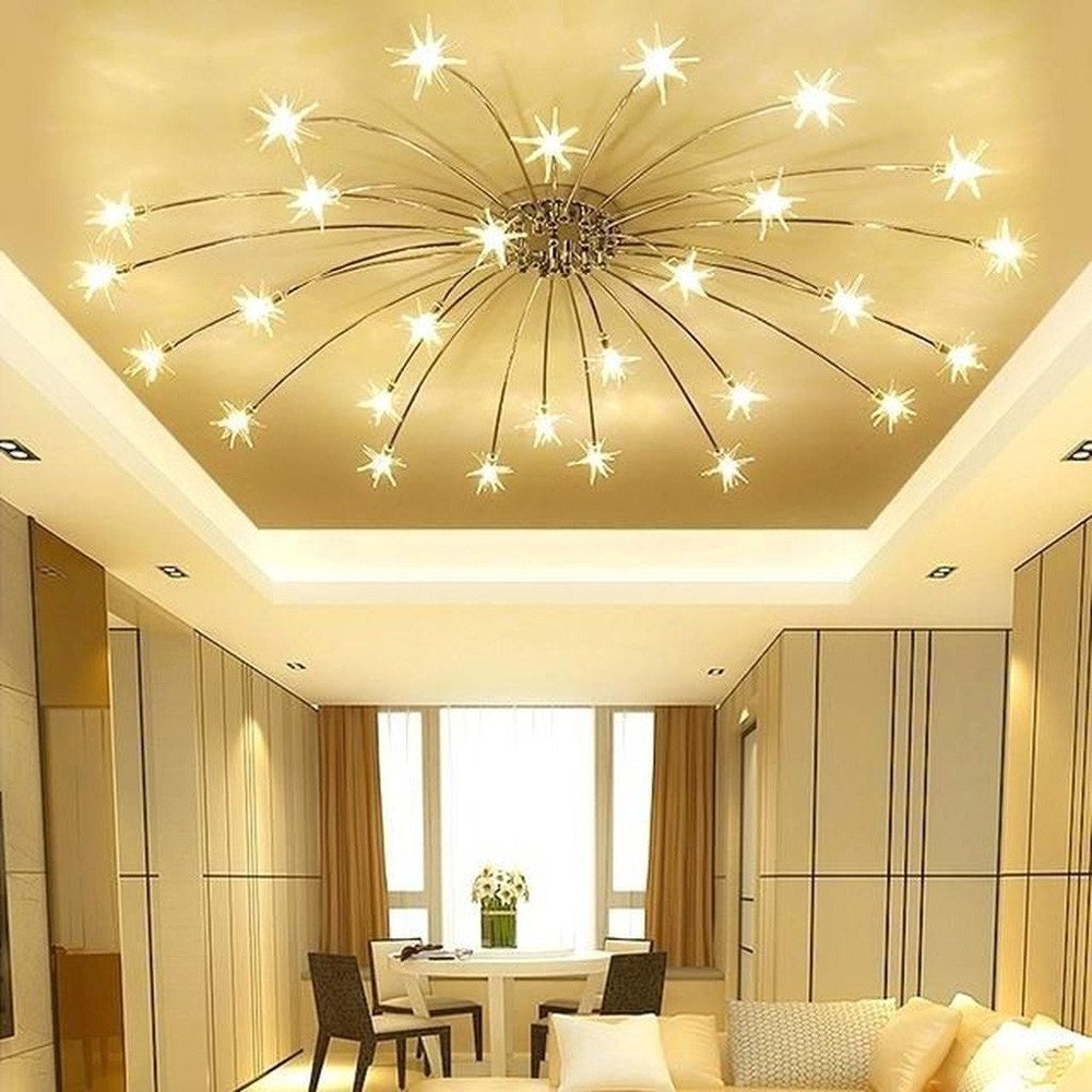 Встроенные лампочки в потолок