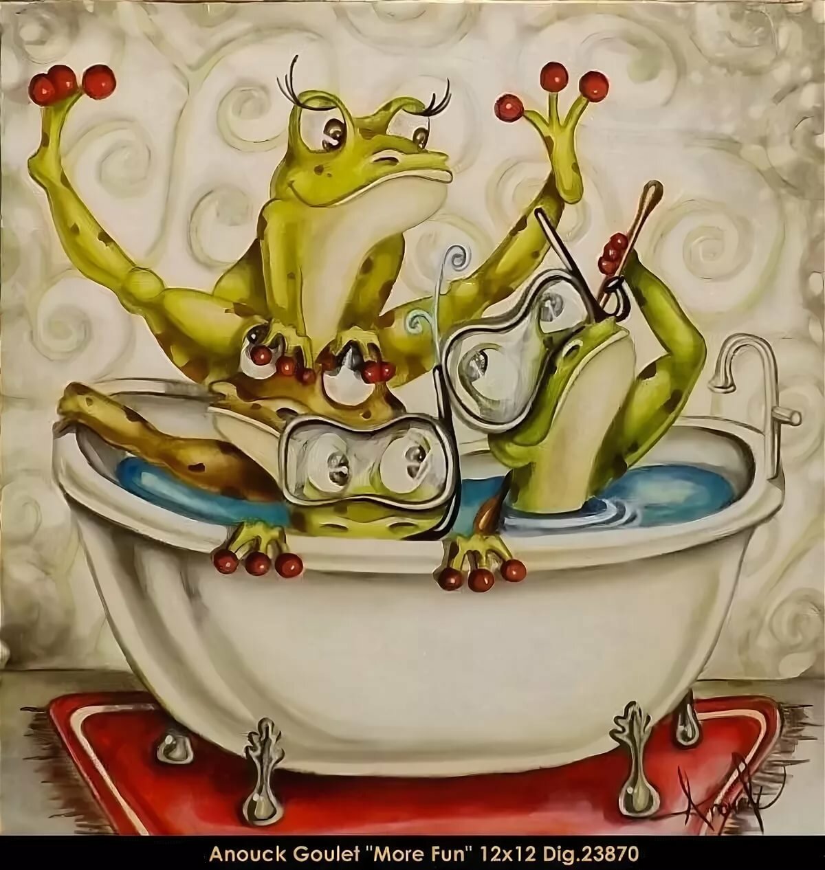 Лягушка в ванной