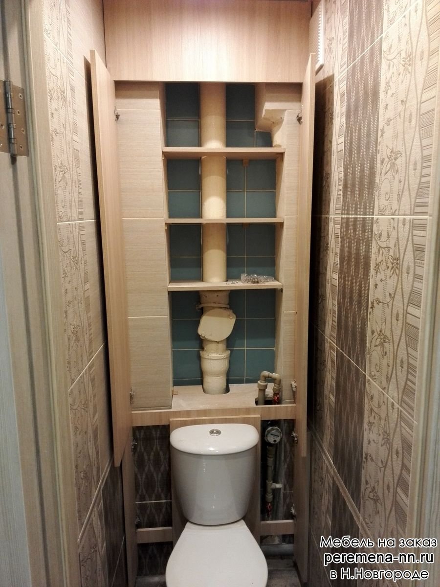 Шкафчик в туалет навесной