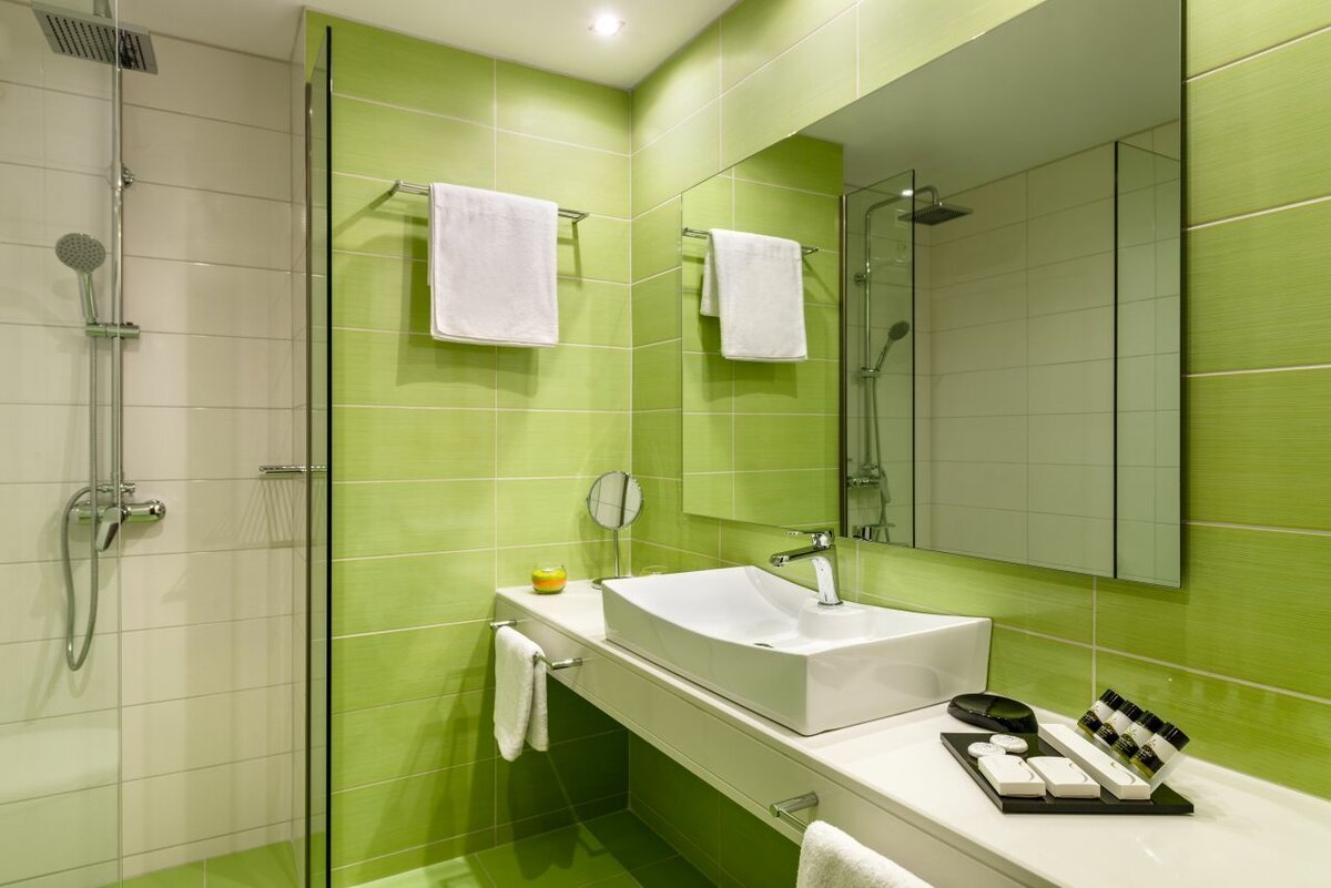 Ванная комната зеленая