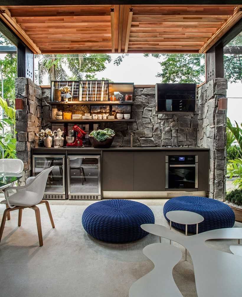 Летняя кухня для дачи дизайн