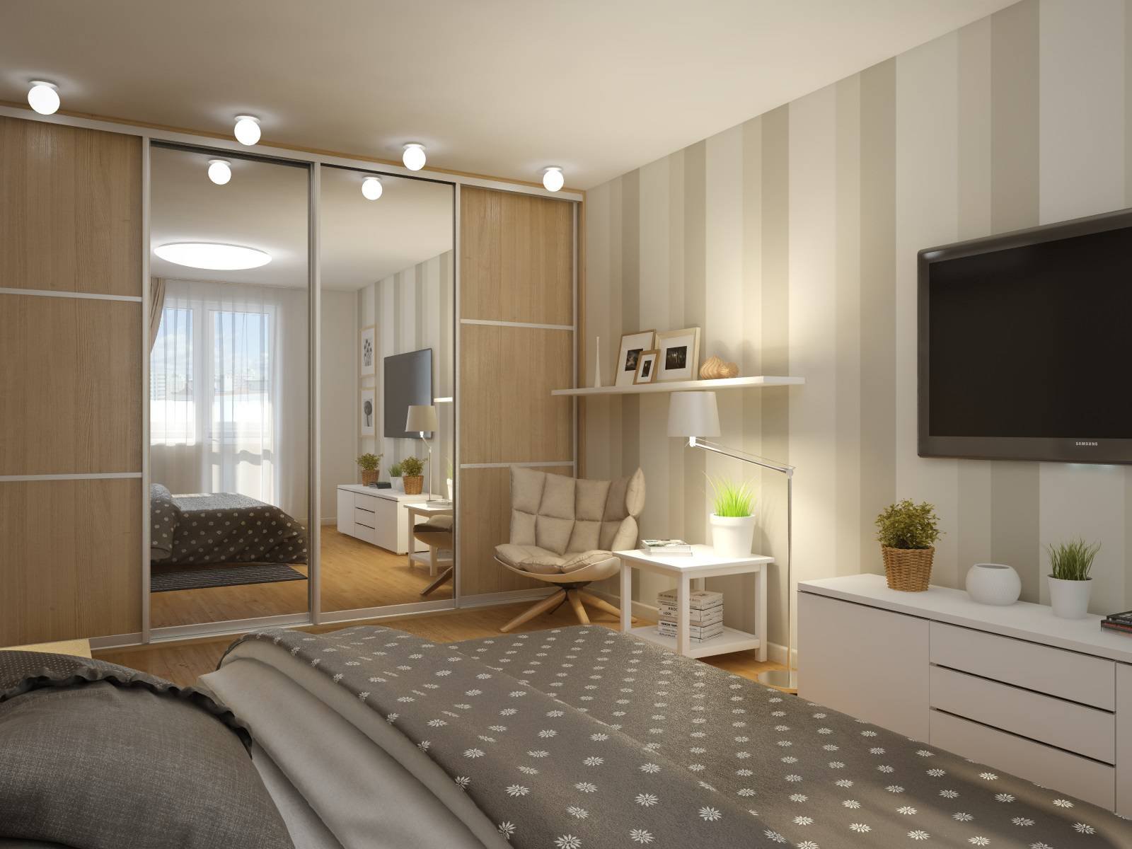 Дизайн однокомнатной квартиры 17 кв. м., интерьер комнаты 17 кв. м. – taimyr-expo.ru