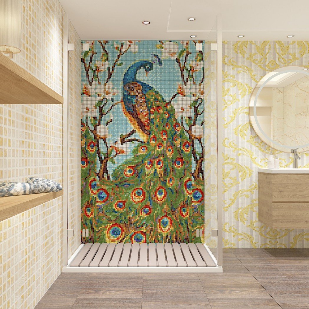 Мозаичное панно в ванную
