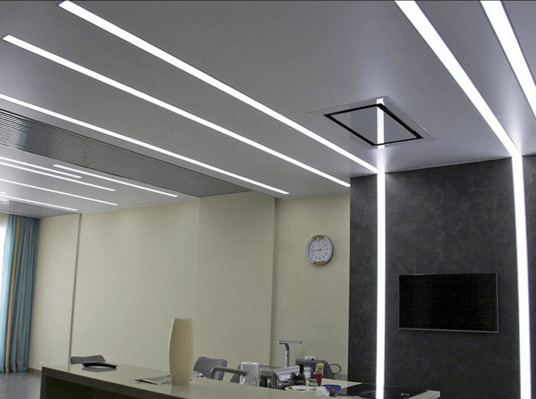 Линейные светильники в натяжной потолок