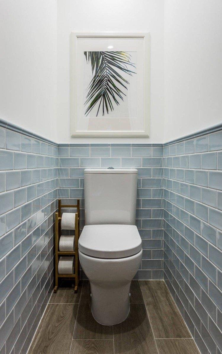 РЕМОнт маленького туалета своими руками фото - Панелями ПВХ и Плиткой