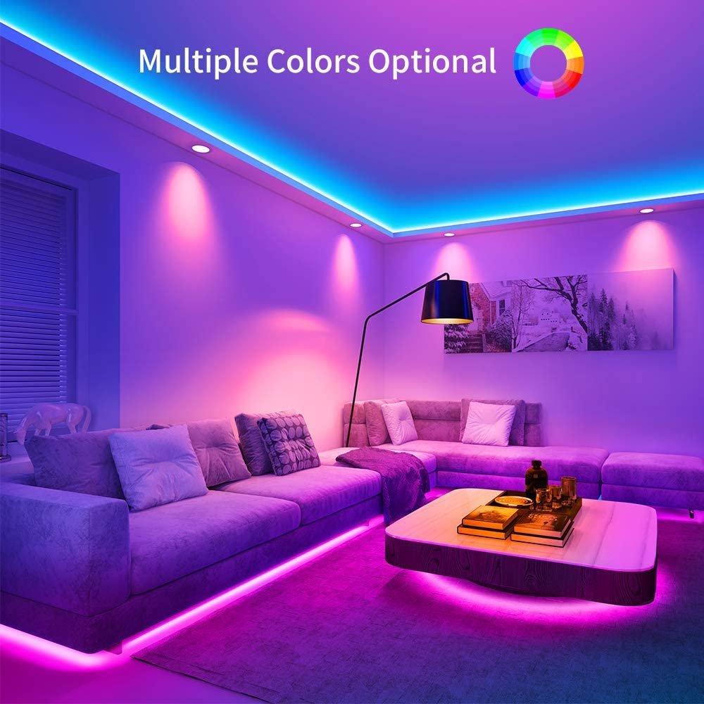 Разноцветная подсветка для комнаты