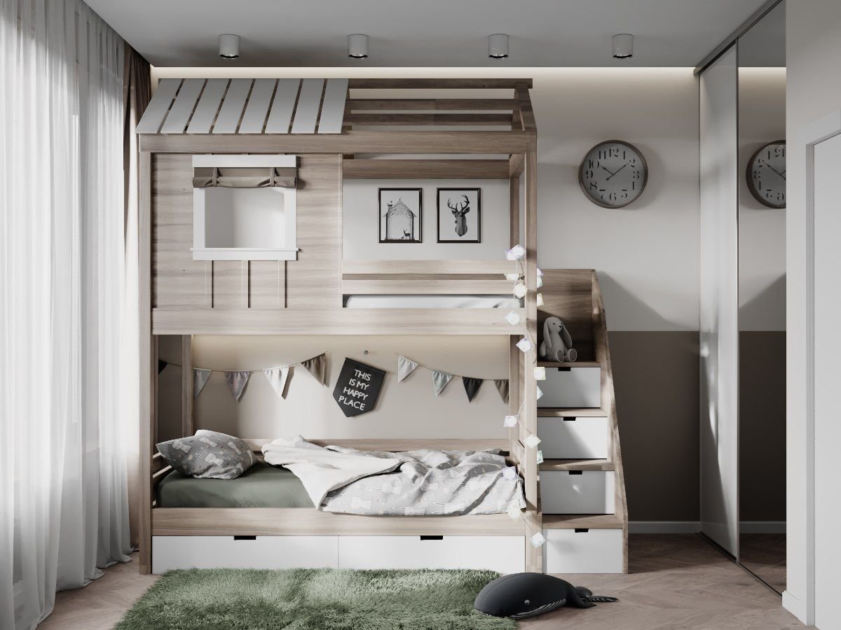 Дизайн маленькой комнаты для двоих взрослых