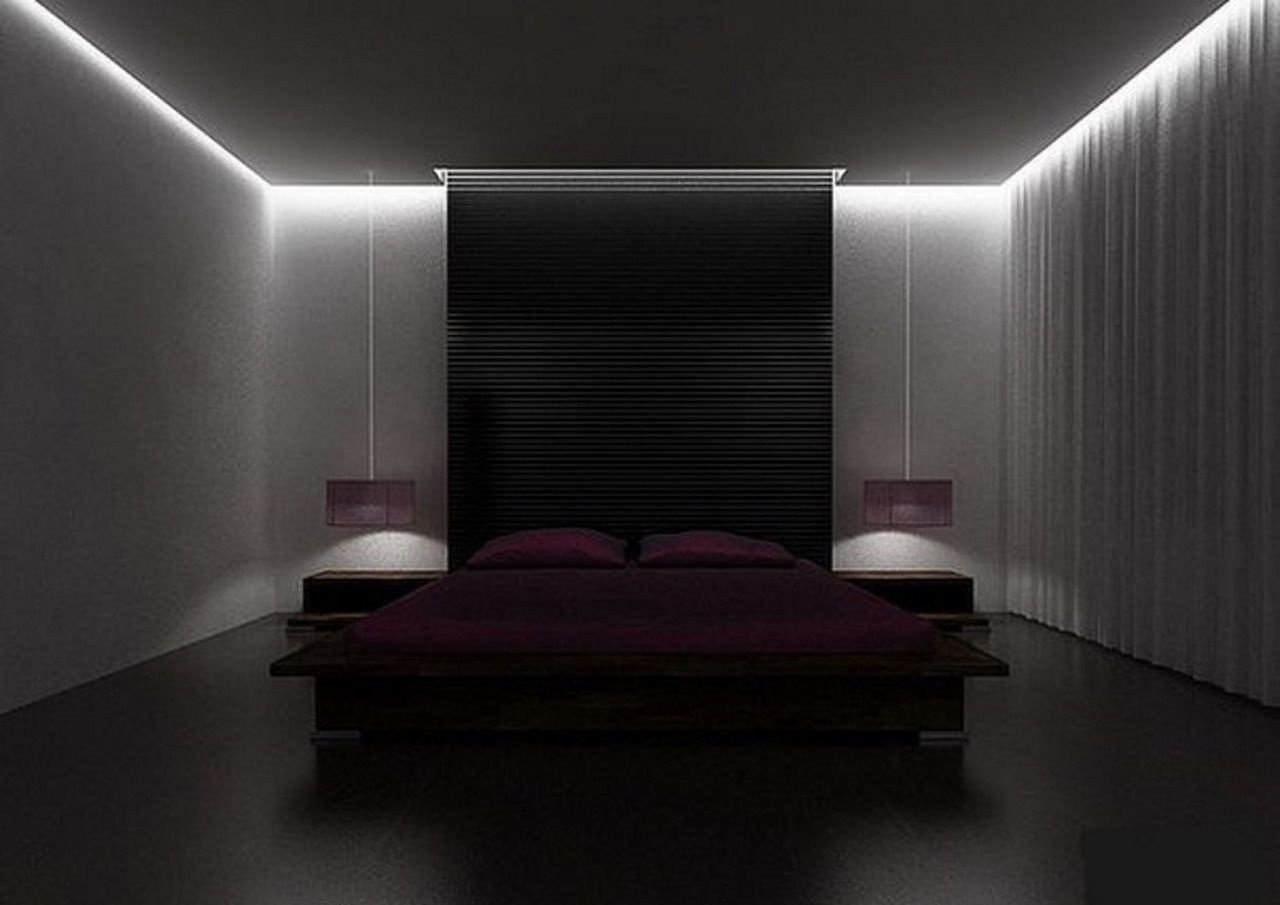 Как сделать подсветку стены в спальне