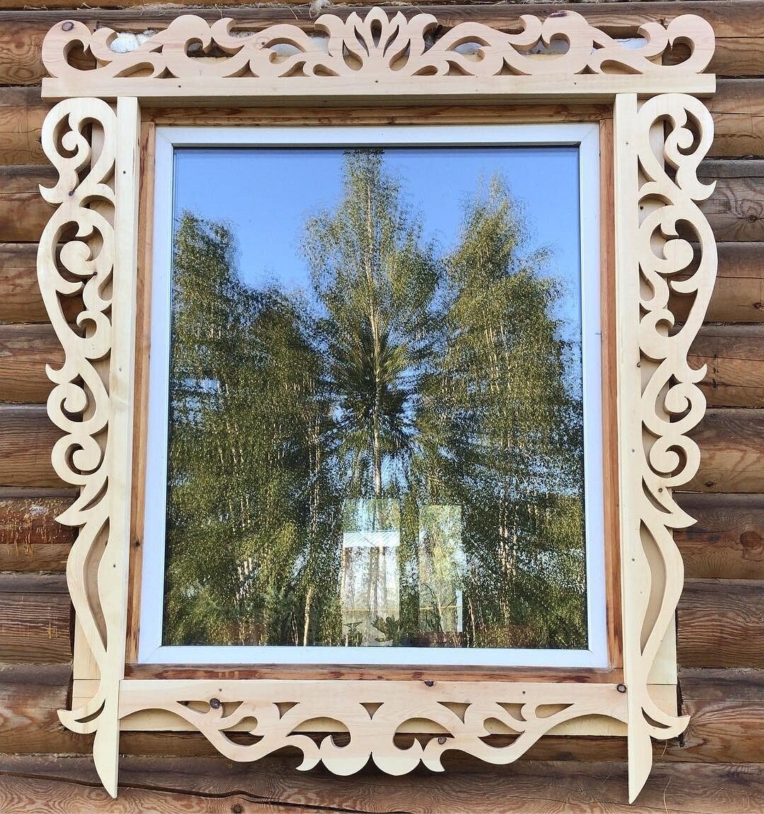 Обналичка на окна из дерева