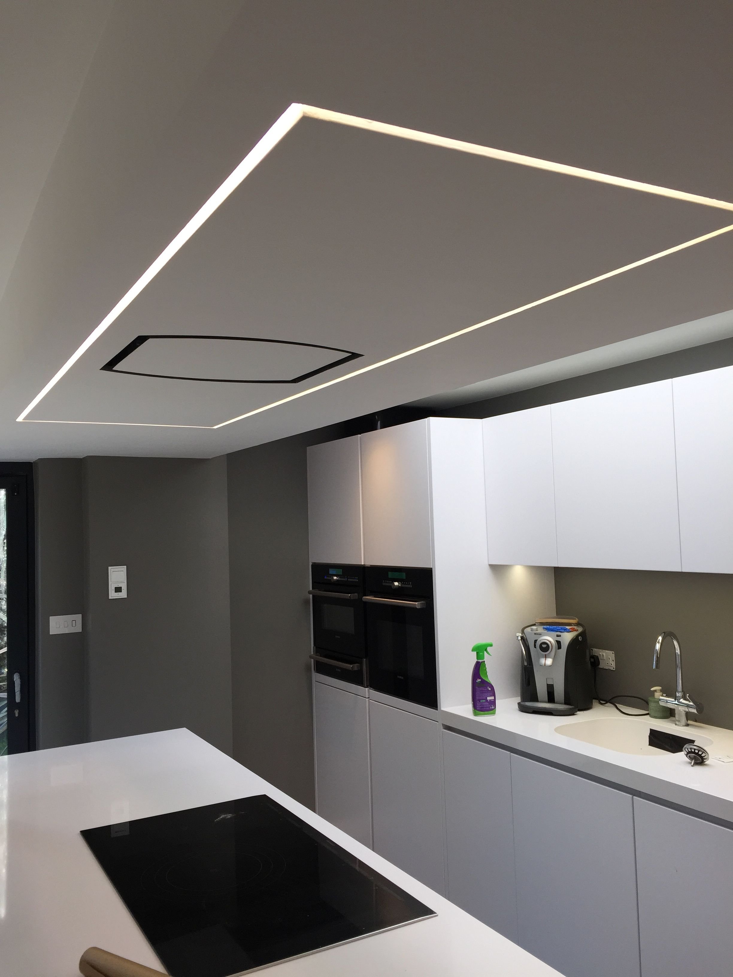 встраиваемый линейный светильник linea recessed