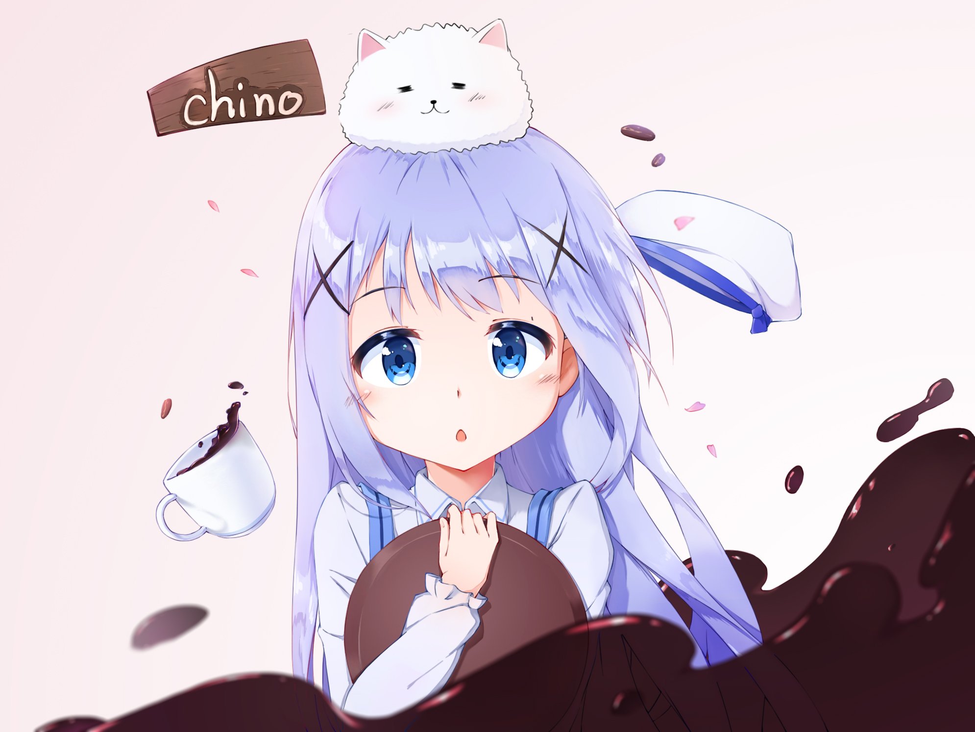 Дом кролика 1. Chino kafuu Art. Чино кафу с кроликом.