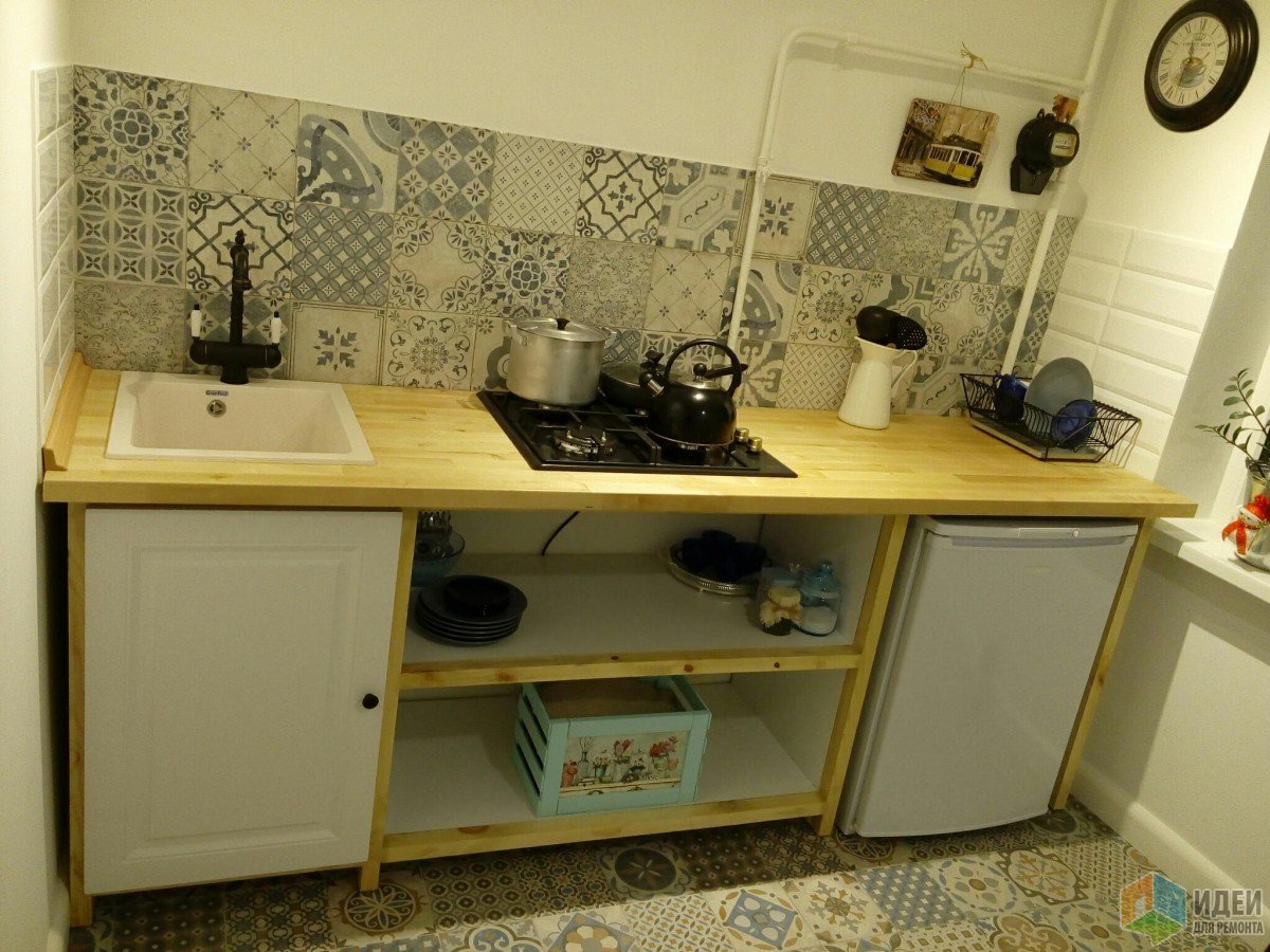 Дизайн очень маленькой кухни (80+ реальных фото)