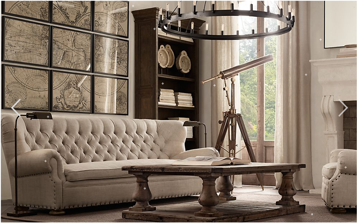 Gramercy home. Американская мебель Restoration Hardware. Ресторейшн Хардвар. Диван Черчилль. Gramercy Home интерьеры.