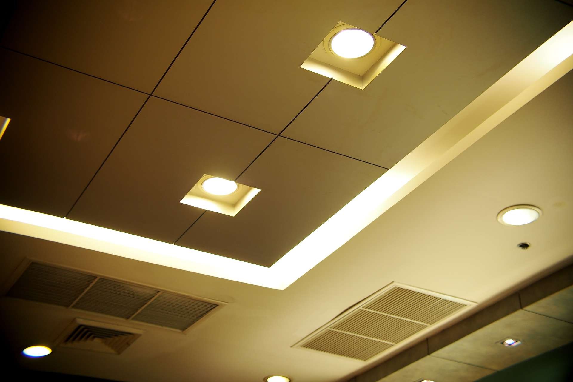 Стационарное освещение. Двойной галоген для потолок. Recessed Light.