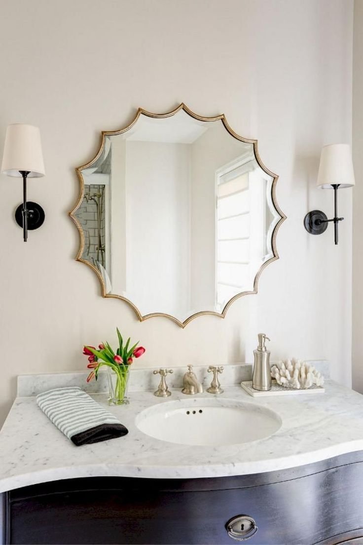 Декор зеркала в ванной