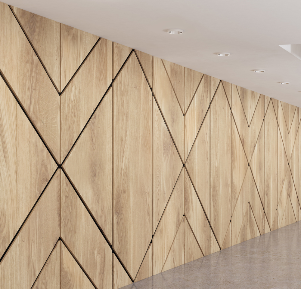 Панели из дерева для отделки. Шпонированные панели Wallhof Wood "тик". Деревянные панели woodwalls - Tulip. Шпонированные панели eurodom. Wallhof стеновые панели.