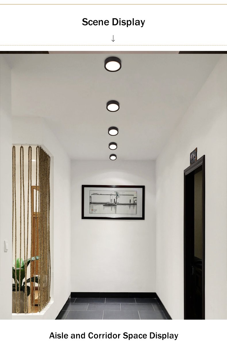 Плоский накладной светильник на потолок