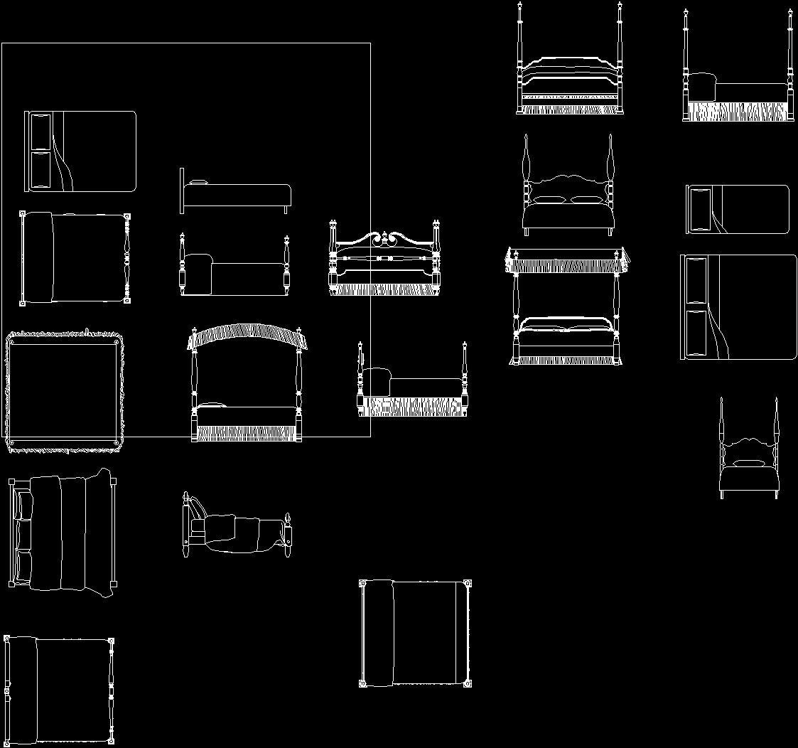 Мебель для разверток dwg