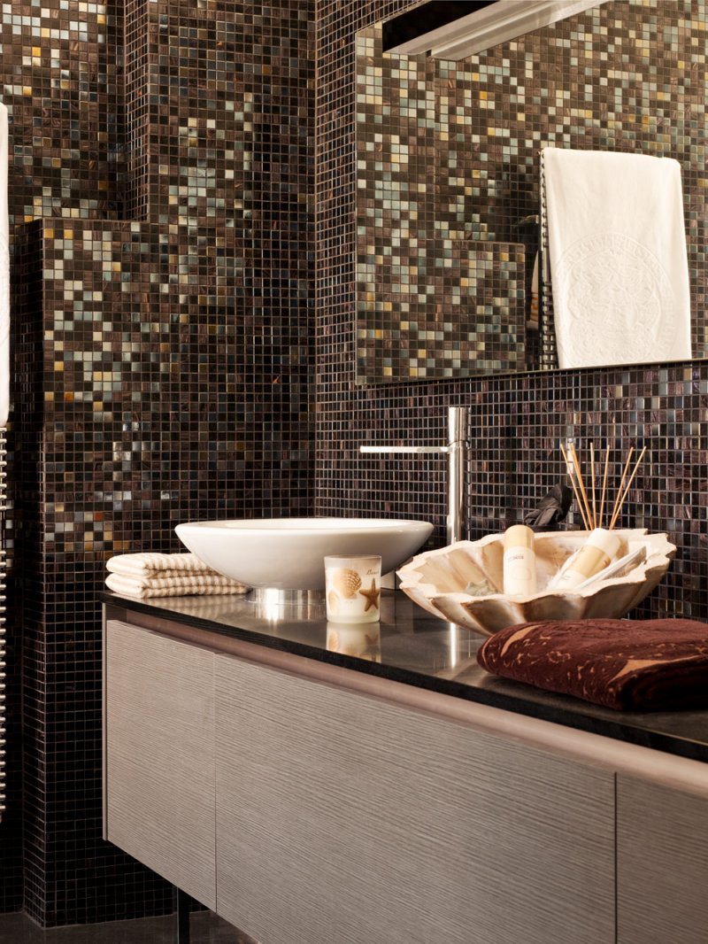 Плиточная мозаика для ванной
