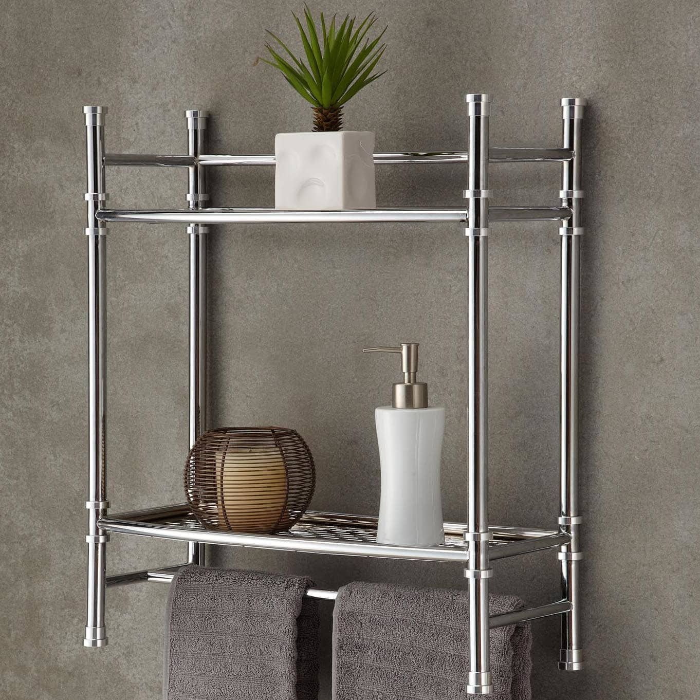 Хром в ванной. Этажерка Eichholtz Bathroom Rack Devon. Металлическая полка в ванную. Железные полки для ванной комнаты. Хромированные полочки для ванной.