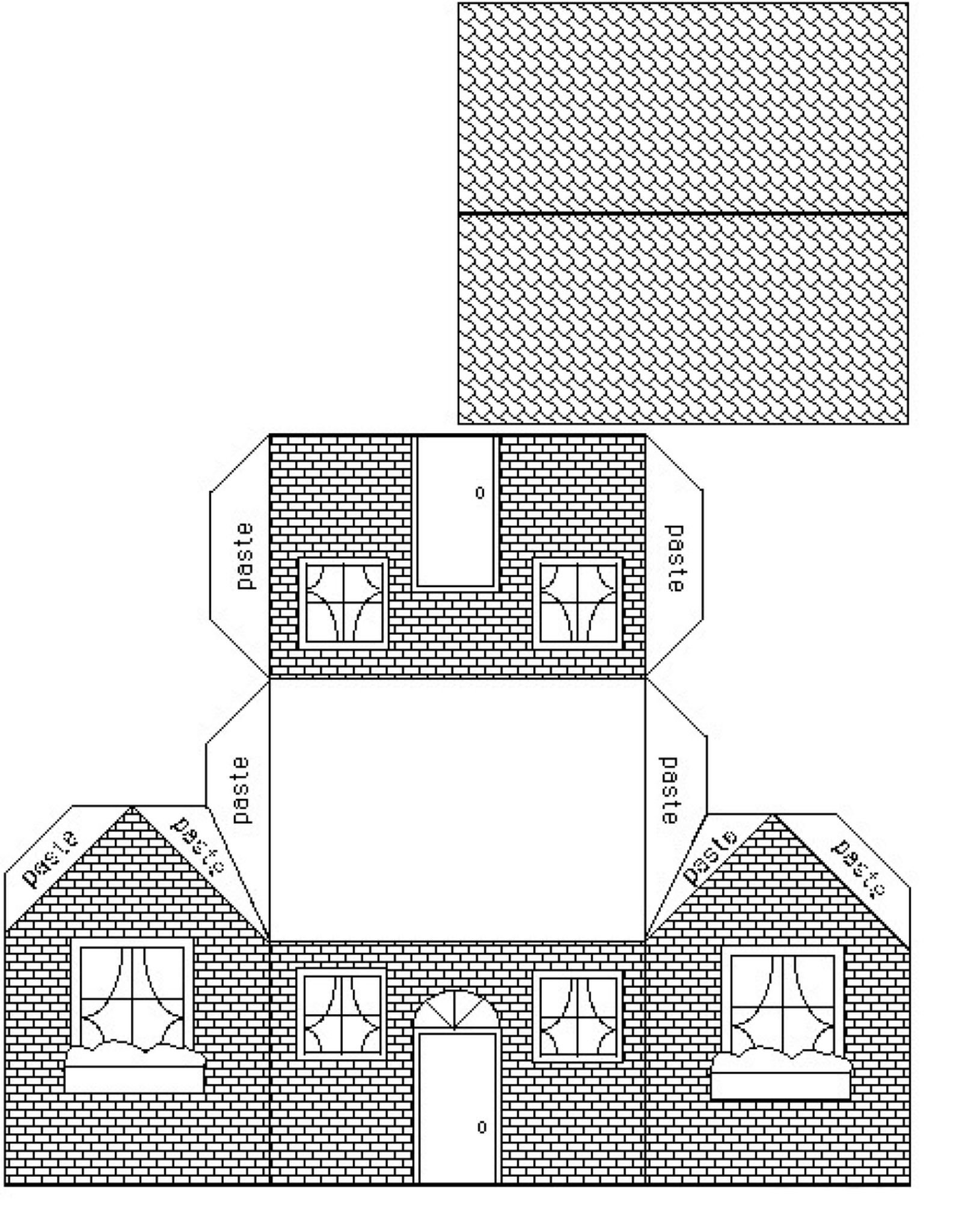 Развертка дома - 51 фото