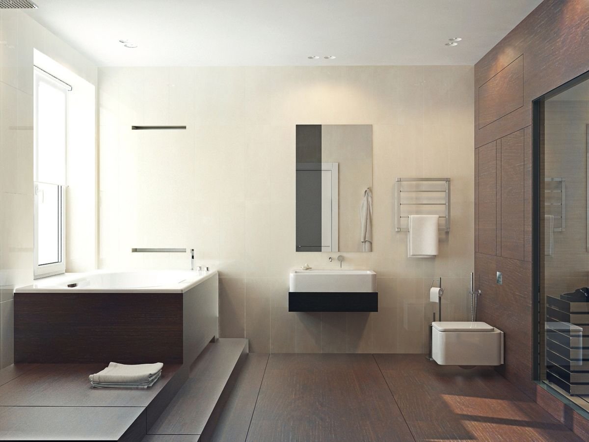 Дизайн ванной минимализм