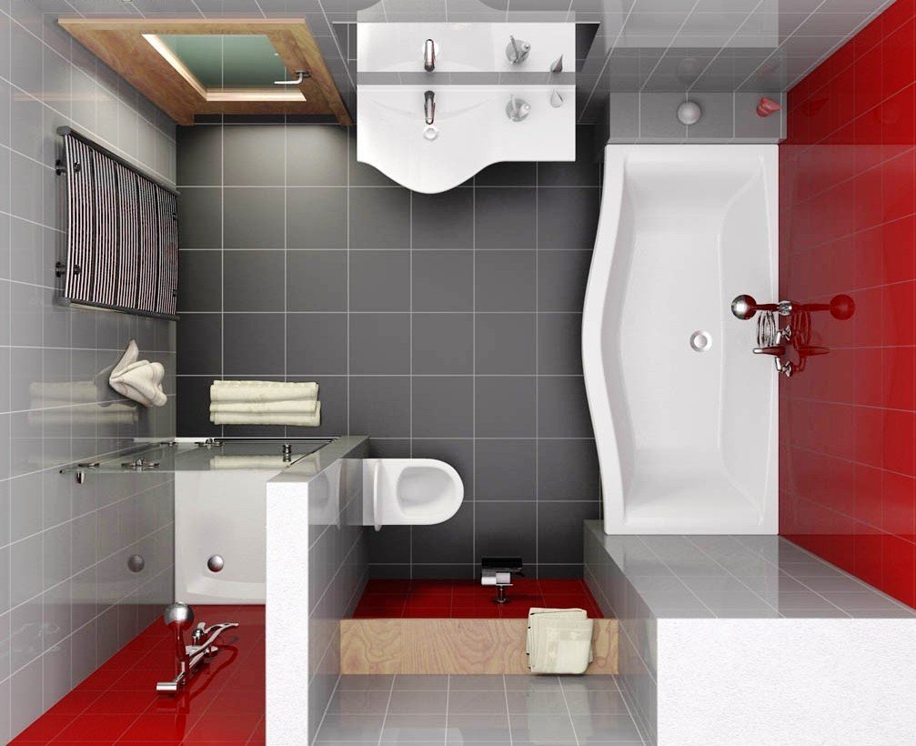 Ванная комната 2х2 планировка с душевой