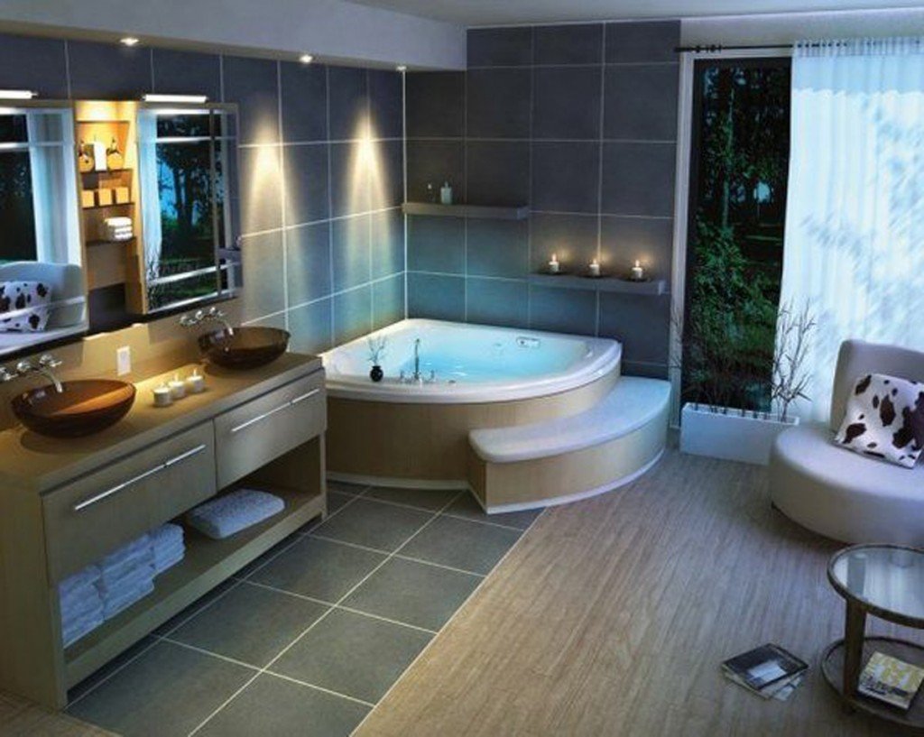 Ванная комната с джакузи дизайн