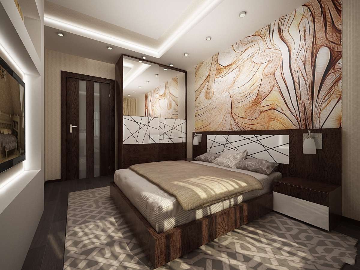 Длинная спальня дизайн