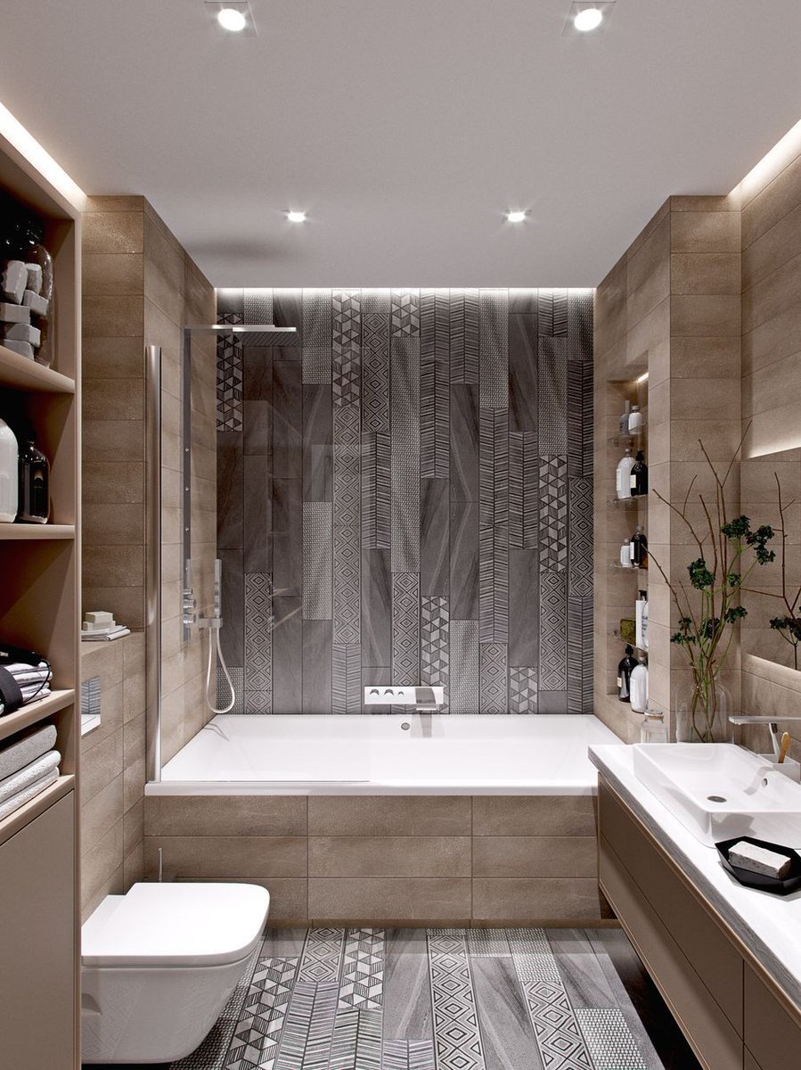 Дизайн раздельной ванной комнаты
