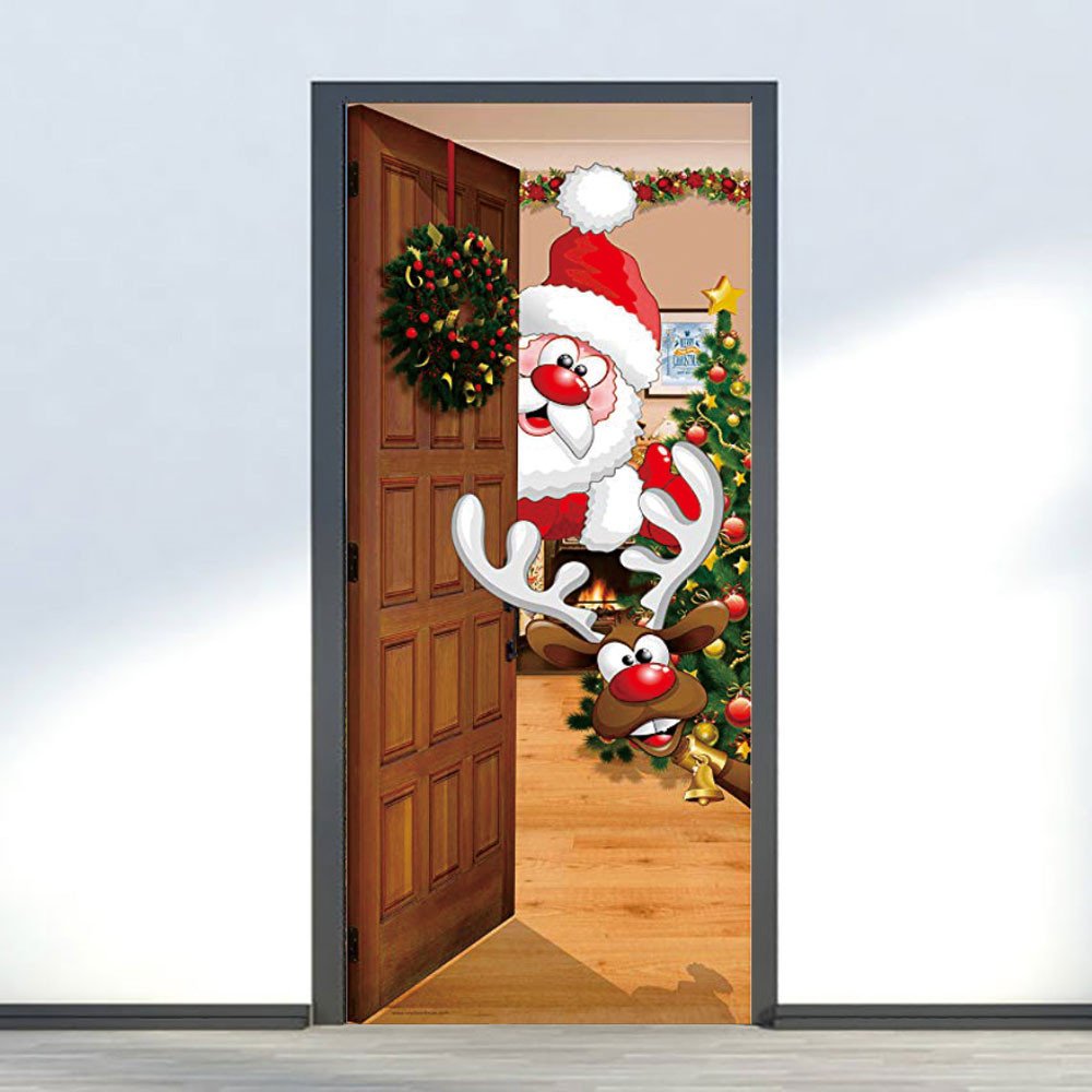 Новогодняя дверь