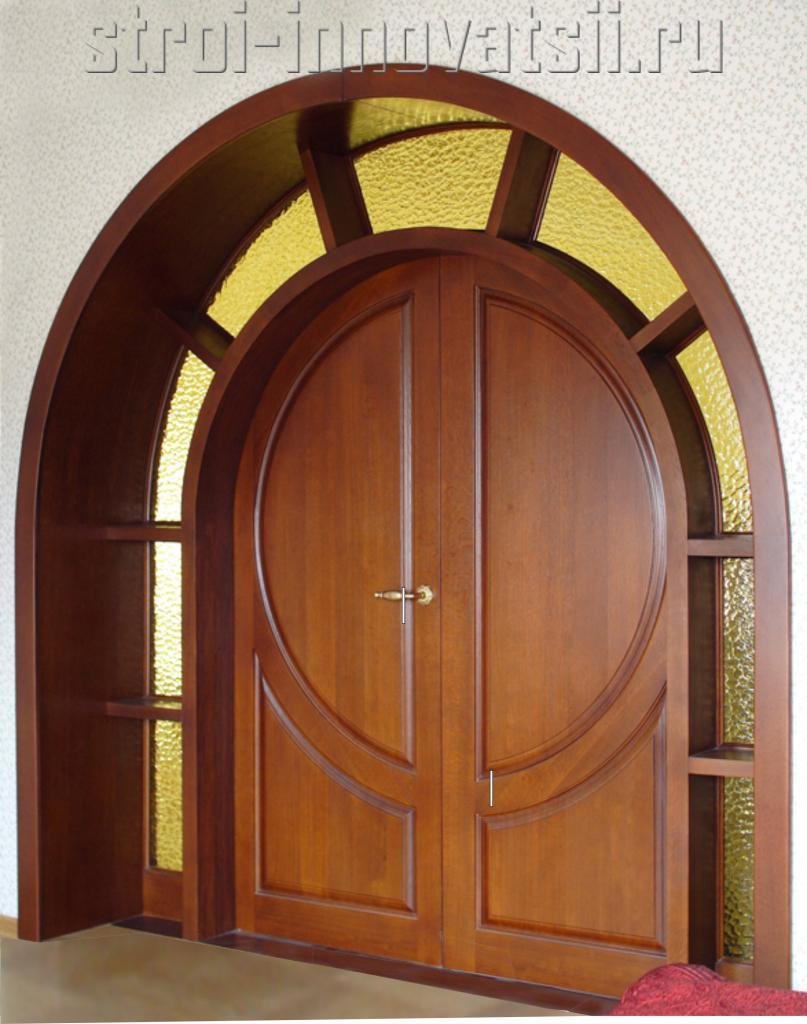 Стеклянные арочные двери лофт от IVEGROUP