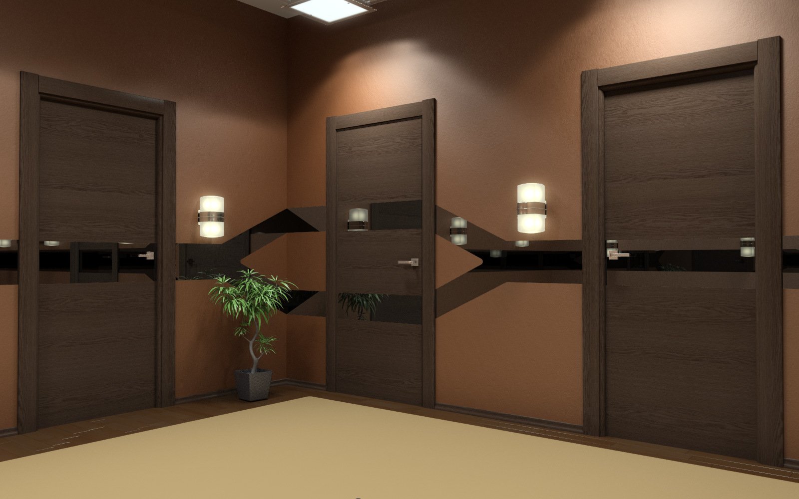 Блиц дорс. Дверь офисная коричневая. Современные входные двери в интерьере. Дверь в кабинет. Двери в стиле Хай тек.