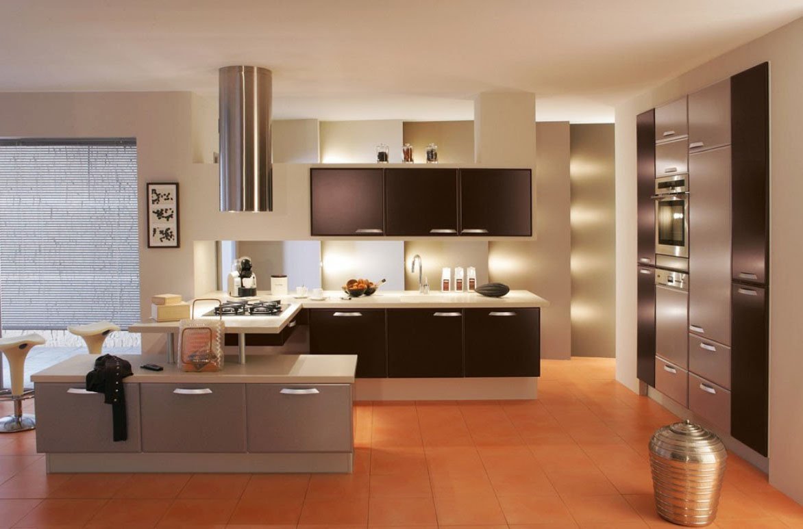 Дизайн интерьера кухни в современном стиле