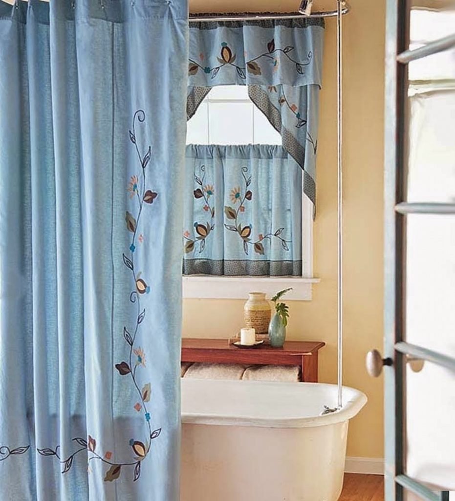 Красивые шторы для ванной