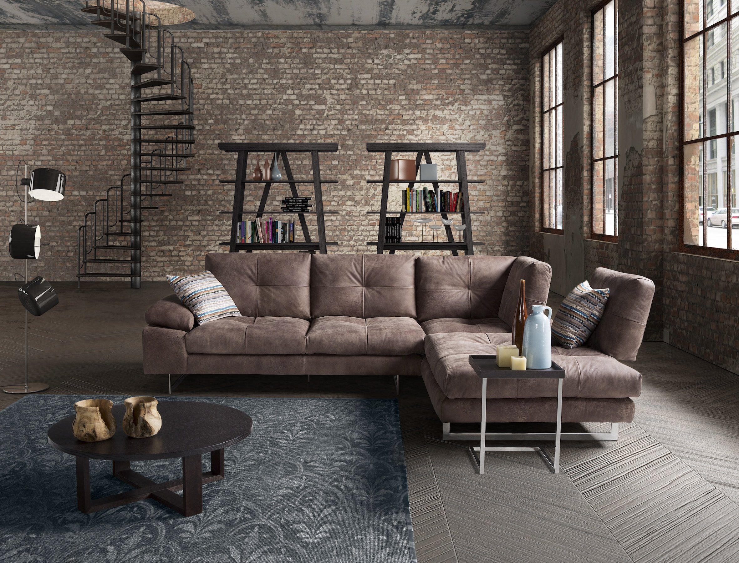 Диван industrial loft угловой