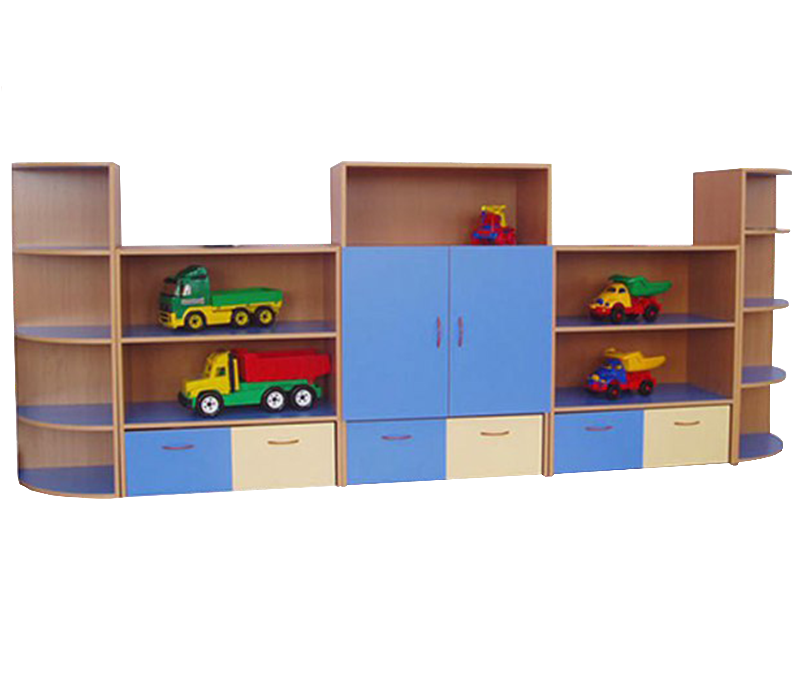 Игровые стеллажи. Стенка детская ассорти-2п. Шкаф для игрушек в детский сад. Стеллажи для детского сада. Полки для игрушек в детский сад.