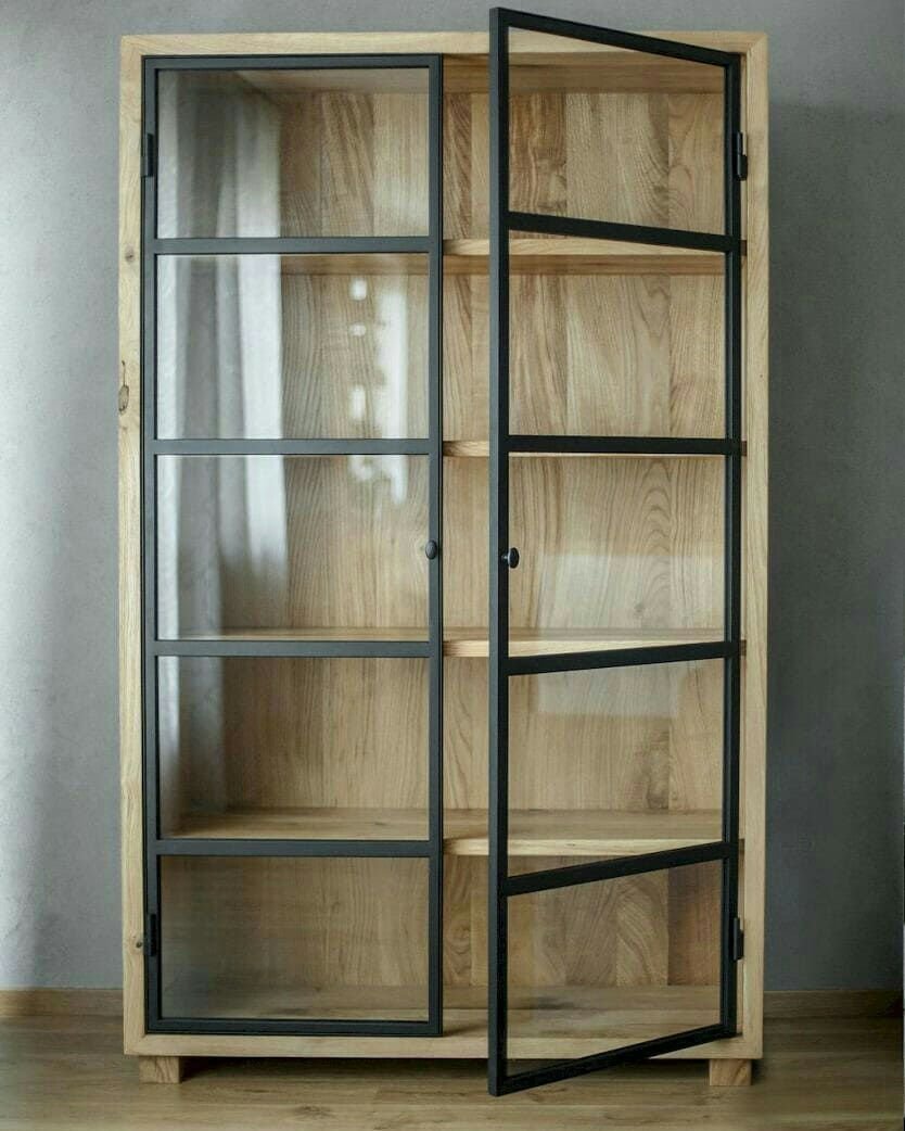 Книжный шкаф в стиле лофт