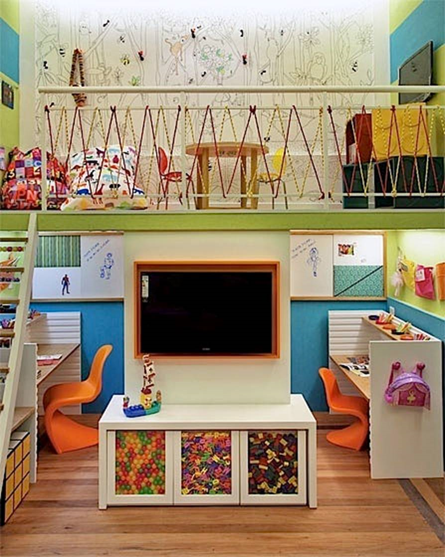 Игровая зона дома. Детская комната с игровой зоной. Игровая зона для детей в комнате. Обустройство детской комнаты. Детская комната для двоих детей с игровой зоной.