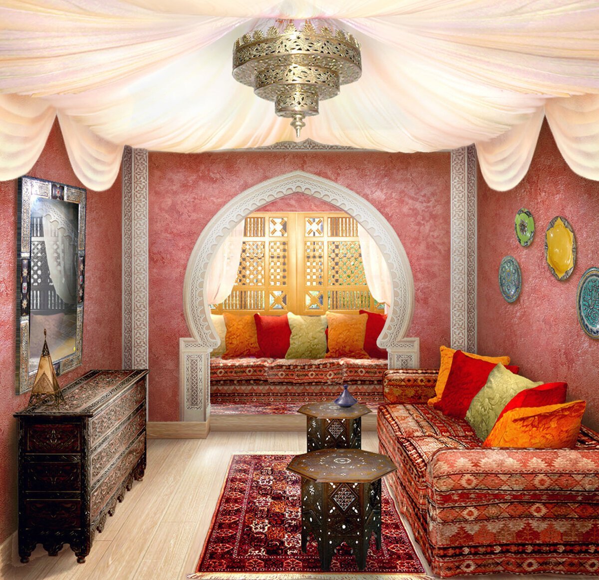 Арабский стиль в интерьере квартиры