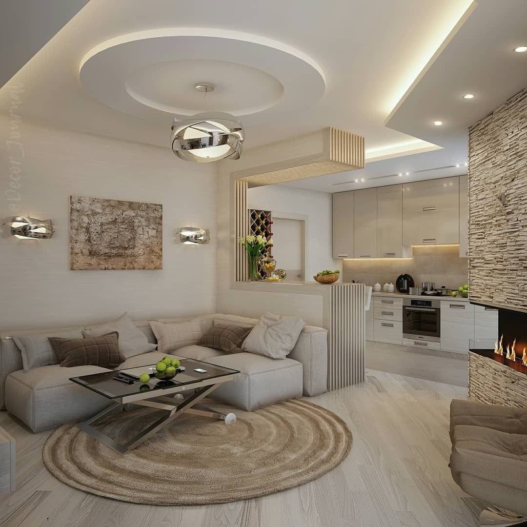 Дизайн зала в доме