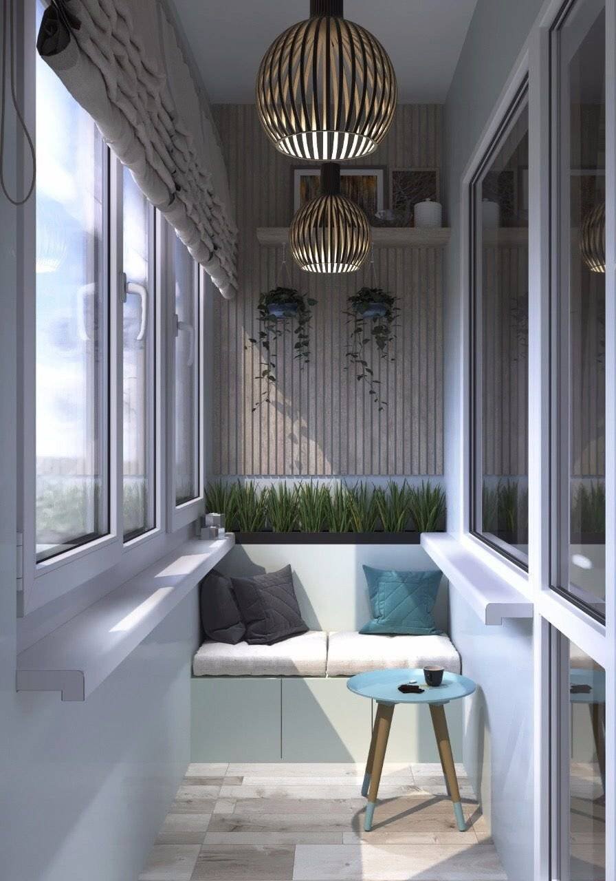 Дизайн маленького балкона в панельном доме