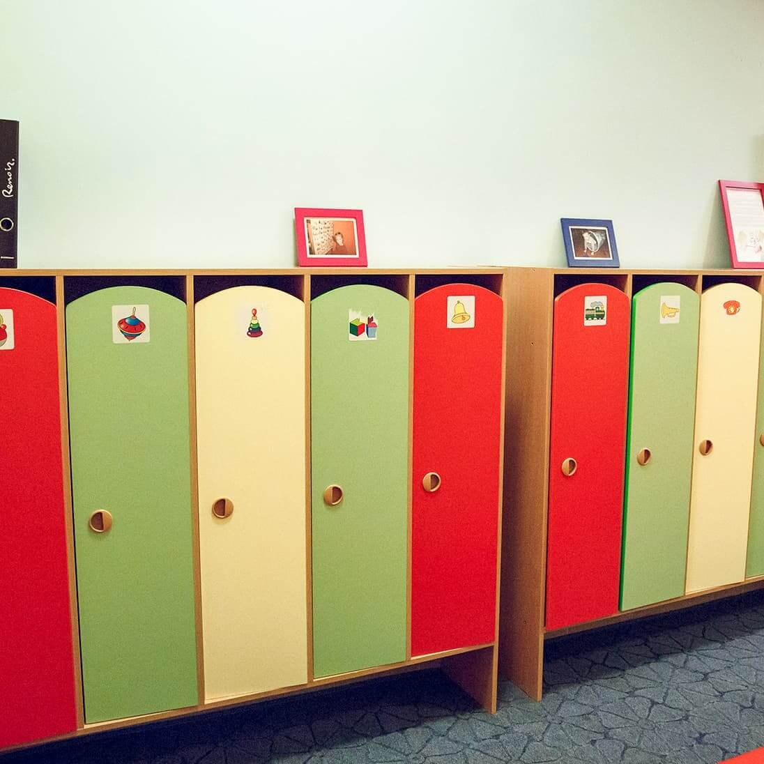 Шкафчики в детском саду