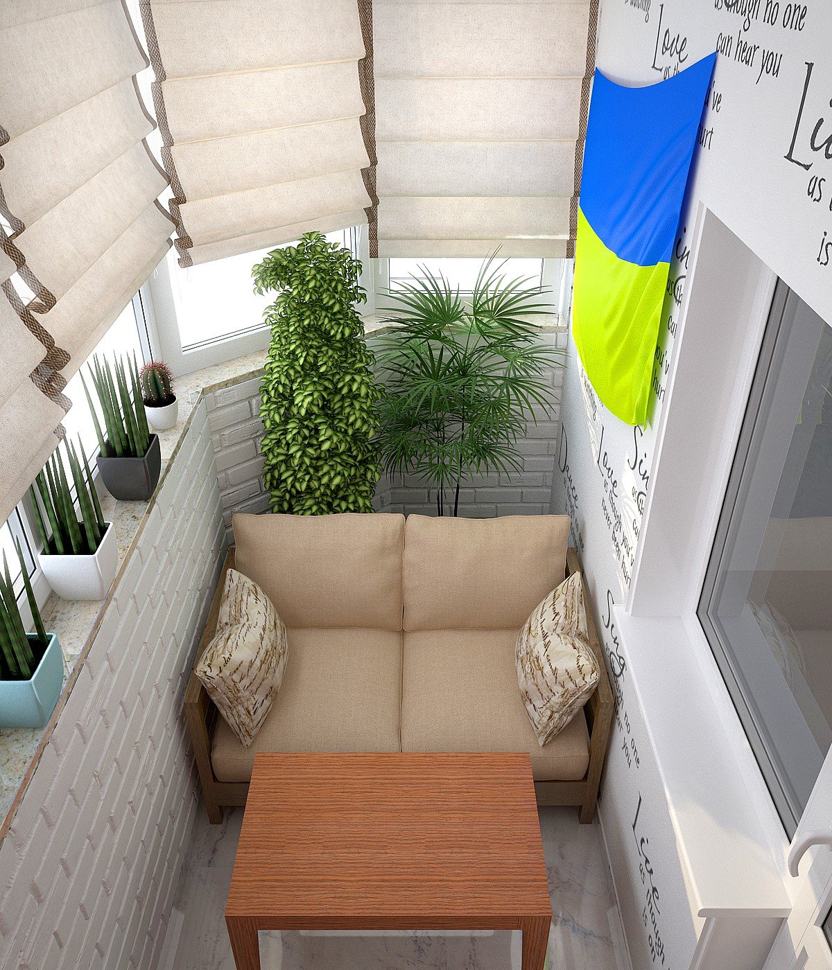Раскладной диванчик на балкон