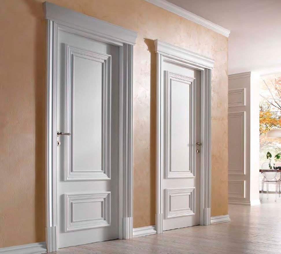 Красивые белые межкомнатные двери
