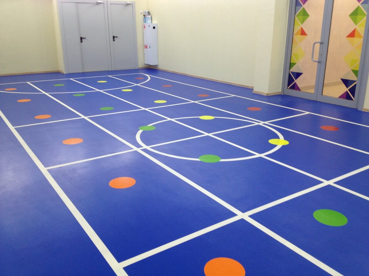 Оформление спортивного зала в детском саду - 56 фото