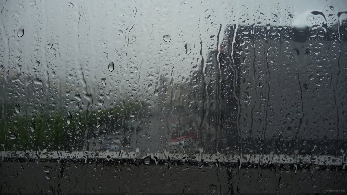 Дождь на окне